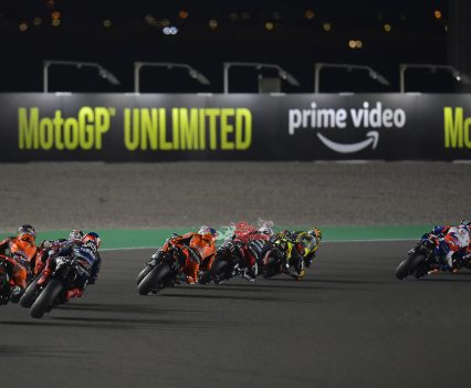 Pol Espargaro led Marc Marquez, Brad Binder, Mir, Bastianini, Aleix Espargaro (Aprilia Racing) and Martin