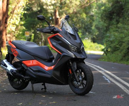 Zane rode the KYMCO DT X360 recently....