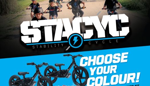 Get A Free Sticker Kit With Every Stacyc Balance Bike!