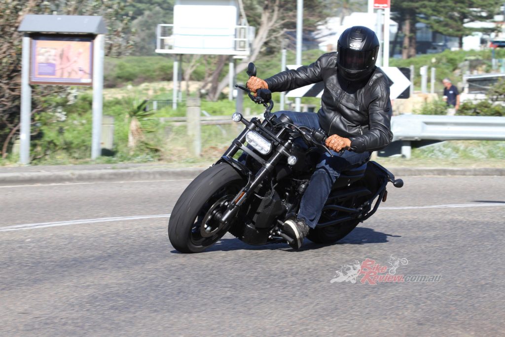 I found the Sportster S great for cruising around my local beach roads and town but equally as good up on my local set of twisties, at least in the smoother sections.