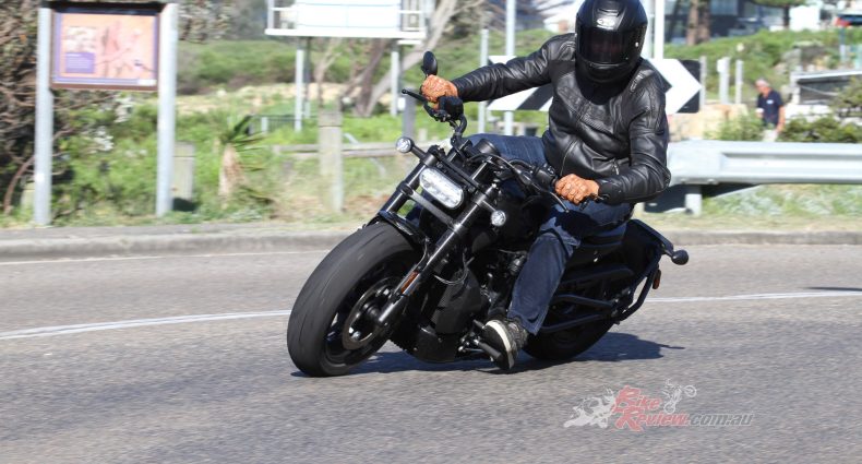 I found the Sportster S great for cruising around my local beach roads and town but equally as good up on my local set of twisties, at least in the smoother sections.