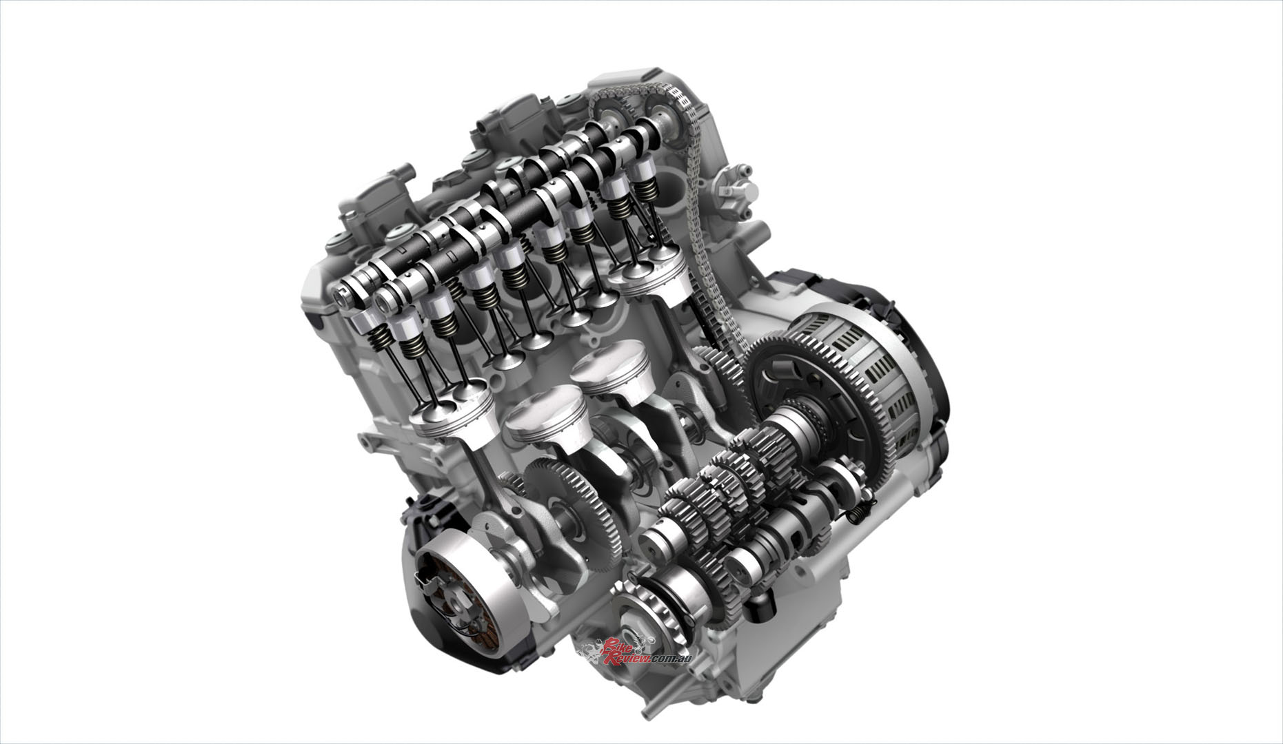 The 2012 GSX-R1000 engine had FEM (finite element method) pistons developed in MotoGP.