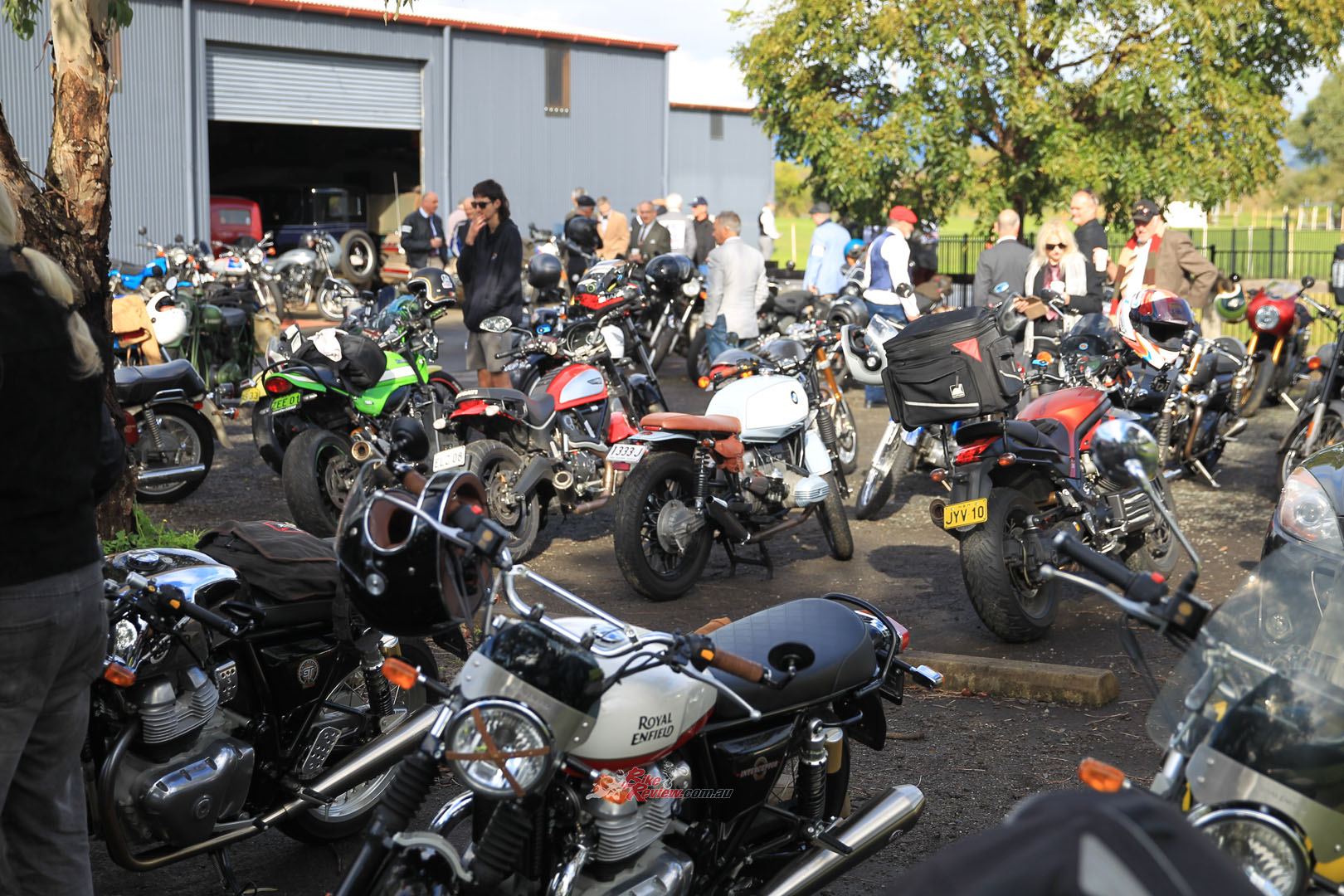 The ride kicked off at the Australian Motorlife Museum in Kembla Grange, just south of Wollongong.