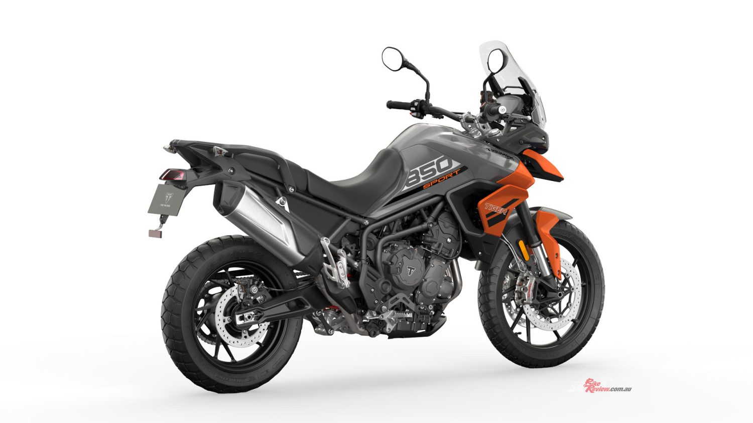 The new Graphite and Baja Orange Tiger 850 Sport is the perfect option for someone looking for a stand-out bike...