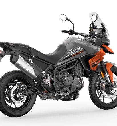 The new Graphite and Baja Orange Tiger 850 Sport is the perfect option for someone looking for a stand-out bike...