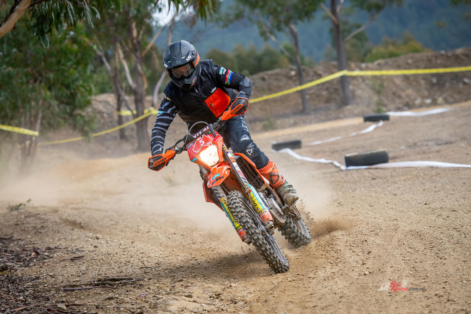 Claiming first place on day one after navigating Erica’s tough conditions was KTM’s Granquist, with a time of 24:51.358.