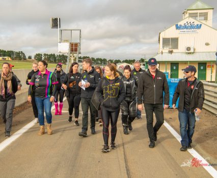 The Australian Women In Motorcycling (AWIM) crew and guests took over the picturesque Wakefield Park Raceway for a day of networking, learning, riding and fun.