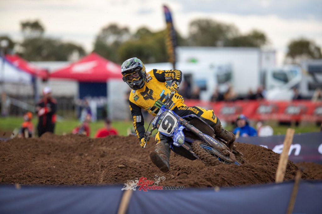 In the THOR MX1 class, the entire field of riders has witnessed the coming of age of CDR Yamaha Monster Energy’s Aaron Tanti over the last few gate drops of the Championship.