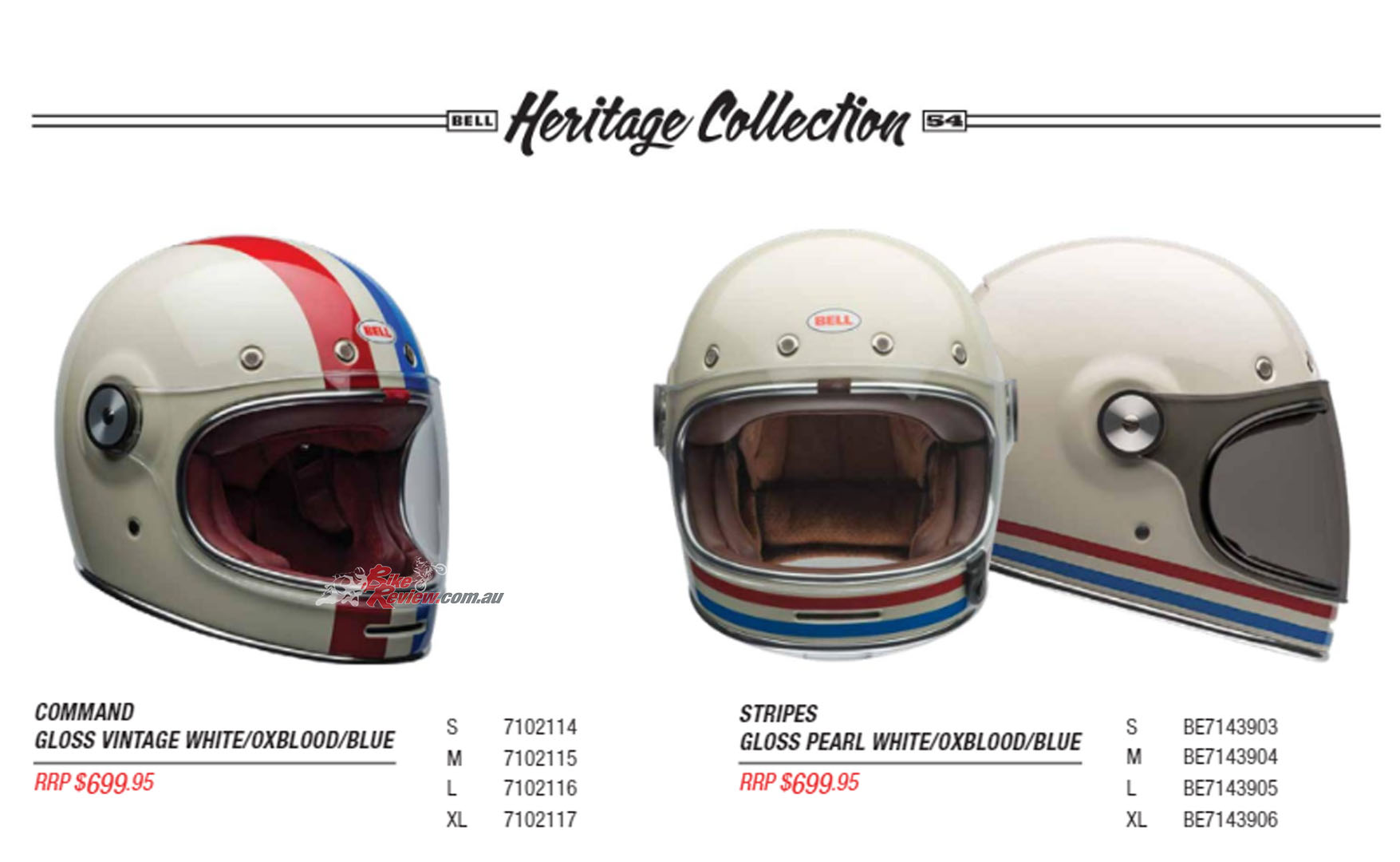 Bell have plenty of styles available for the Bullitt, but the Heritage collection adds an even more 70s flavour to the retro lid...