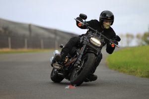 My usual full-face lid and material jacket looked out of place while testing the 2022 Harley-Davidson Fat Bob I had in for review this month, so Link hooked me up with some new gear...