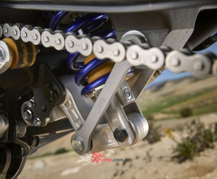 Chris had plenty of good things to say about the upgraded suspension setup...