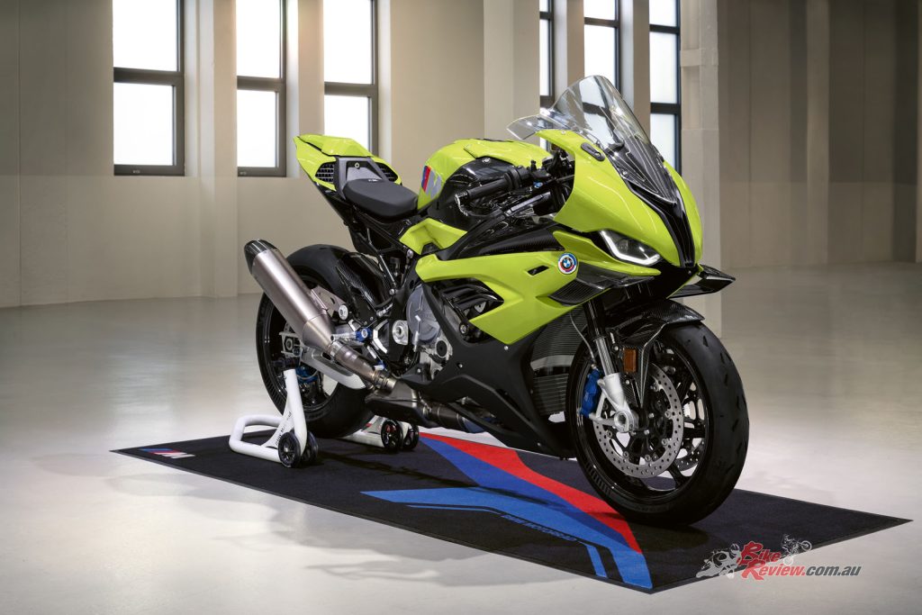 To mark the 50th anniversary of BMW M GmbH, founded in 1972 as BMW Motorsport GmbH, BMW Motorrad unveiled the M 1000 RR 50 Years M anniversary model.