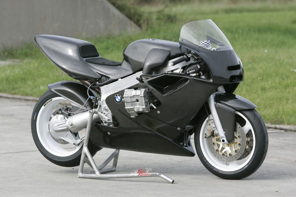 With the boxer's return, BMW Motorrad management decided to develop a prototype Boxer Superbike racer...