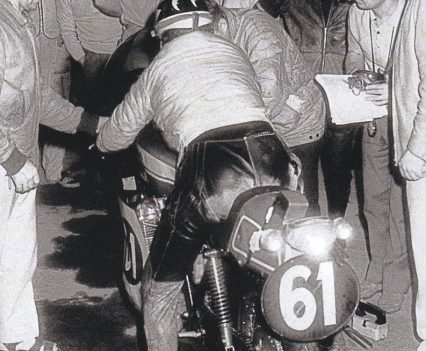 Michael Rougerie in the pits with Christian Vilaseca in 1969.
