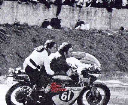 Michel Rougerie taking his girlfriend for a victory lap.