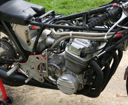 the standard Honda 850 was fitted with the Japauto big-bore kit.