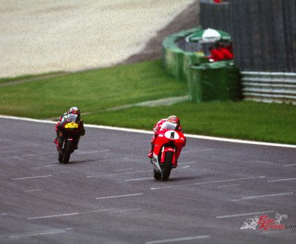 Racing another Legend in 1997...