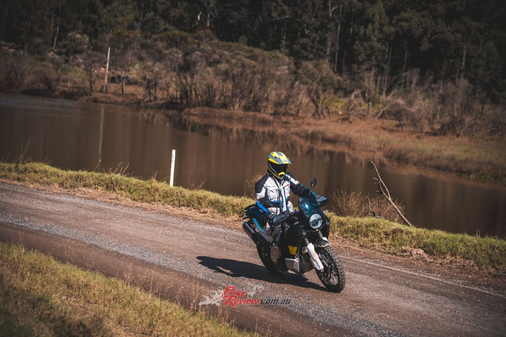 "With the slightly damp conditions keeping the normal dust bowl Australian environment to a minimum, there was a good level of grip and driving hard off the turns."
