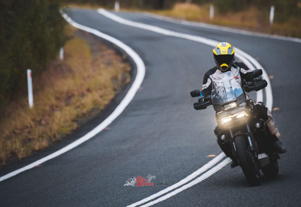 Pommie took the big Harley-Davidson Pan America for a spin through his favourite twisties during the recent Metzeler TOURANCE NEXT 2 tyre launch.