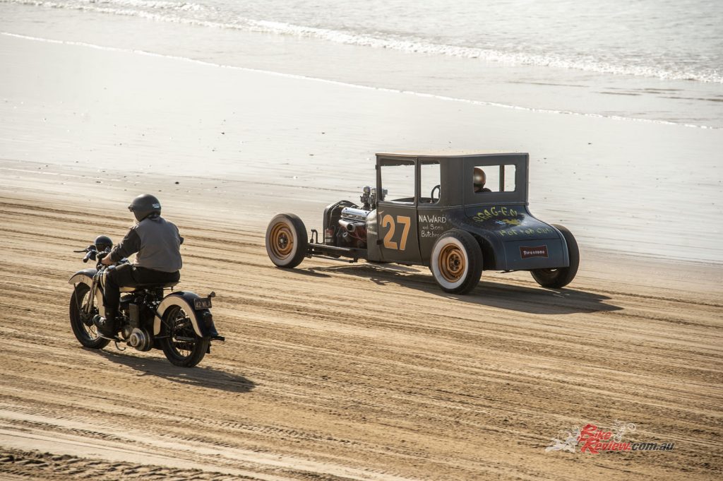 Rattle Trap is an event that sees some of the best vintage cars and bikes come together to make a ruckus on the beach.