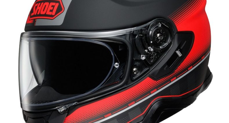 Shoei GT-Air II 'Tesseract' colour scheme starts with the TC-1 Black/Red with an awesome Matte finish.