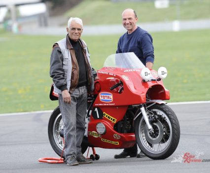 Patrick Masse, seen here with Thierry Tchrnine, and his wife Véronique are the founders of the 1000VX Club de France, the Japauto owners/enthusiasts club.