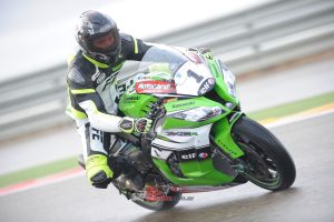 "I had a slight issue because Marcel had forgotten to tell me how to get the pit lane speed limiter off so I rode around the first 3 corners pressing every button I could find until it cleared and went off."
