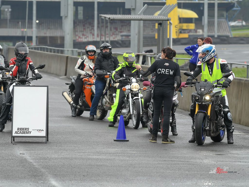 30 passionate females ignored a grim weather forecast to experience the fun of a women only ride event and sample a wide variety of Yamaha models at Sydney Motorsport Park recently.