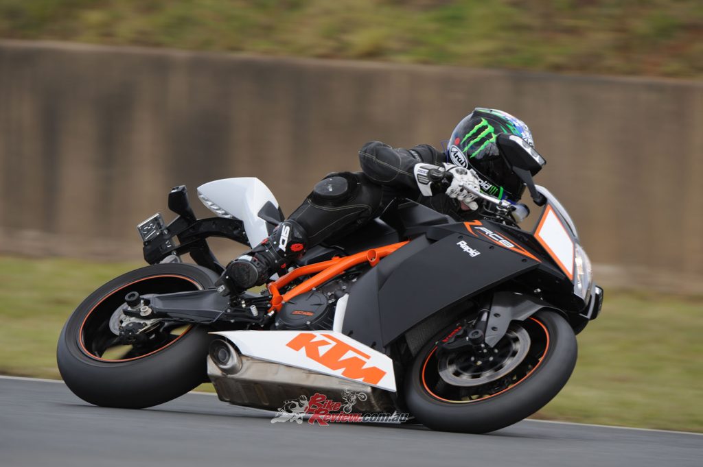 KTM did a superb job designing the engine for the RC8R. Plenty of power all the way up through the rev range.