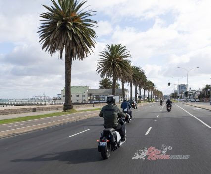 Comfy cruising on the more open urban roads, with a range of 130km.