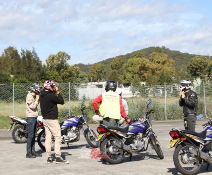 Formal instruction beats trying to learn by following mates on the road.