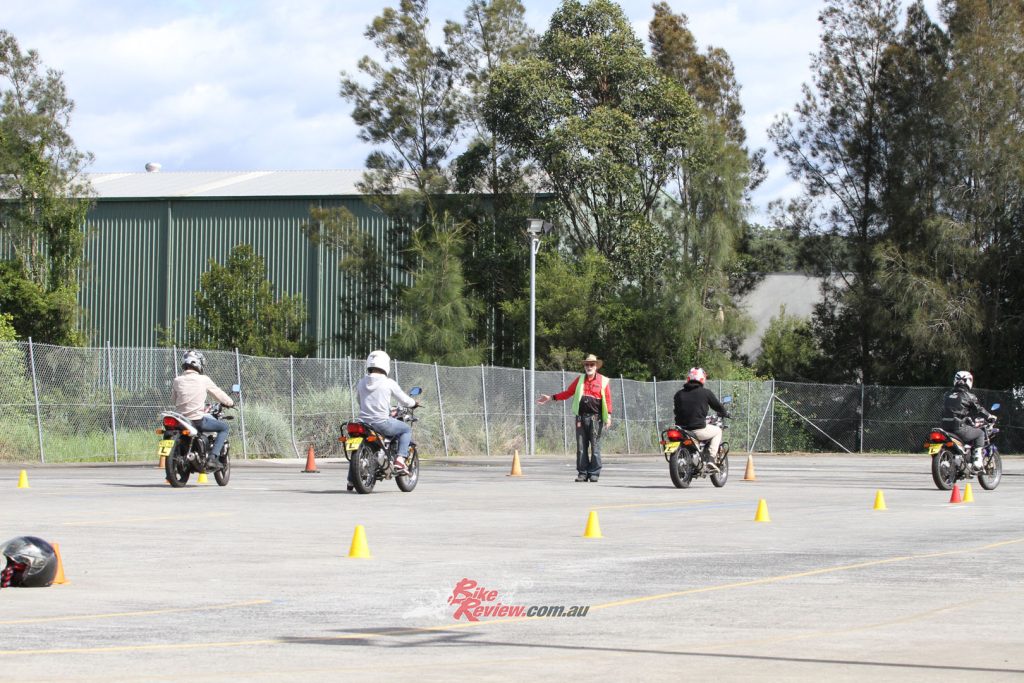 The two-day course covers motorcycling basics (including scooters) and is competency based, meaning you pass or fail.