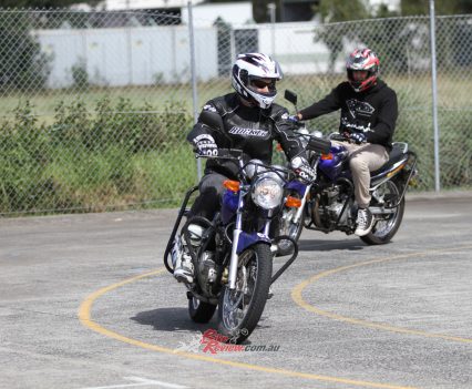 NSW motorcycle learners course.