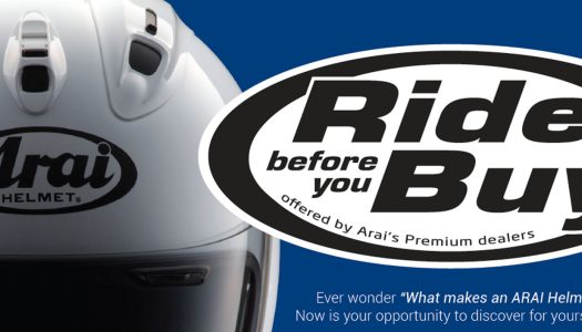 Arai Try Before You Buy At MCAS Springwood This Weekend!