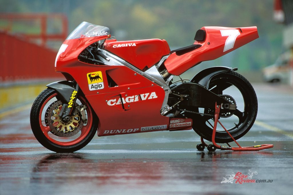 There are few goose-bump educing moments quite like Cagiva's first ever Grand Prix win...