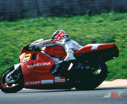 AC got the chance to take the Cagiva for a spin at Mugello back in 1992!