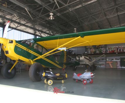 Mladin's aircraft hangar.