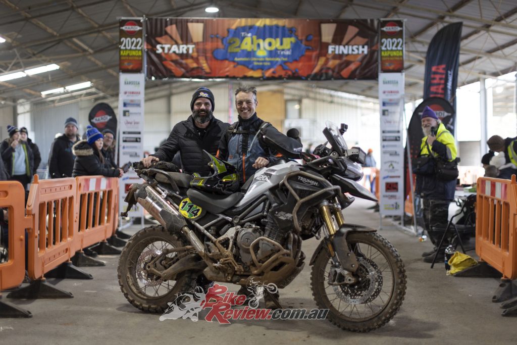 Ridden by none other than Cameron Donald, a two-time Isle of Man TT champion and avid off-road rider and racer, the Tiger 1200 Rally Pro made for an unusual sight among a sea of lightweight enduro bikes.