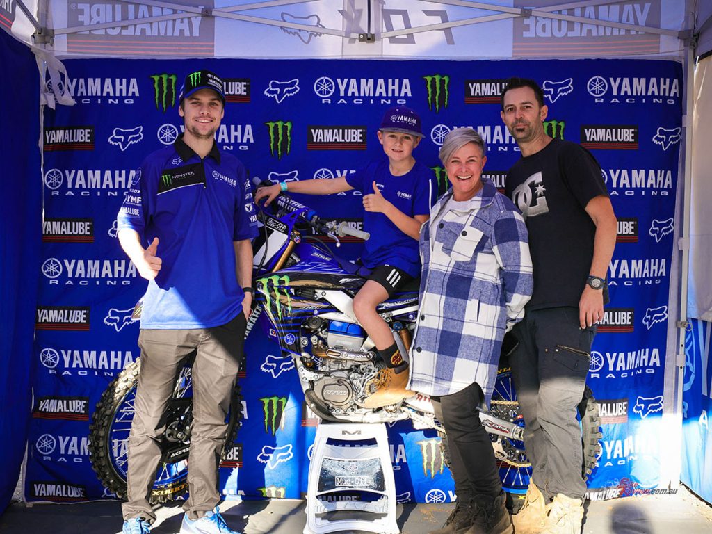 Riders also enjoyed a bLU cRU team BBQ, meet and greet with all Yamaha supported riders and poster signing as well as a CDR Monster Energy Yamaha truck tour. Every rider also received a YZ65 Cup trophy.