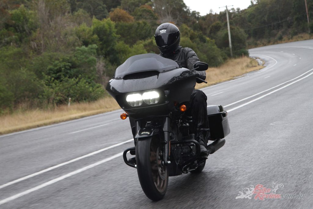 Boss of the road, the Road Glide ST isn't a small bike by any standards! 