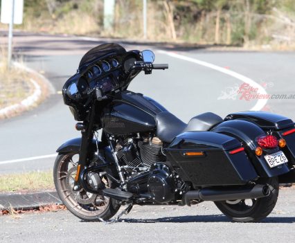 No complaints about how the Street Glide ST looks, only praise! It's a seriously cool looking machine.