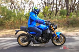 Touring on the 2022 XSR900 left a little to be desired. The firm seat and harsh rear shock would be the first on my lift to change if I owned one.