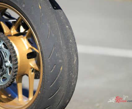Bridgestone S22 tyres.