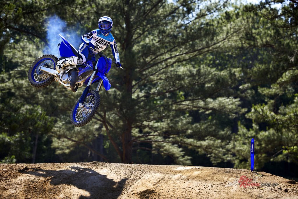 The 2023 YZ125 continues to represent an important evolution in Yamaha’s twostroke lineage. 2022 saw the first full model change to the iconic model in more than 15 years.