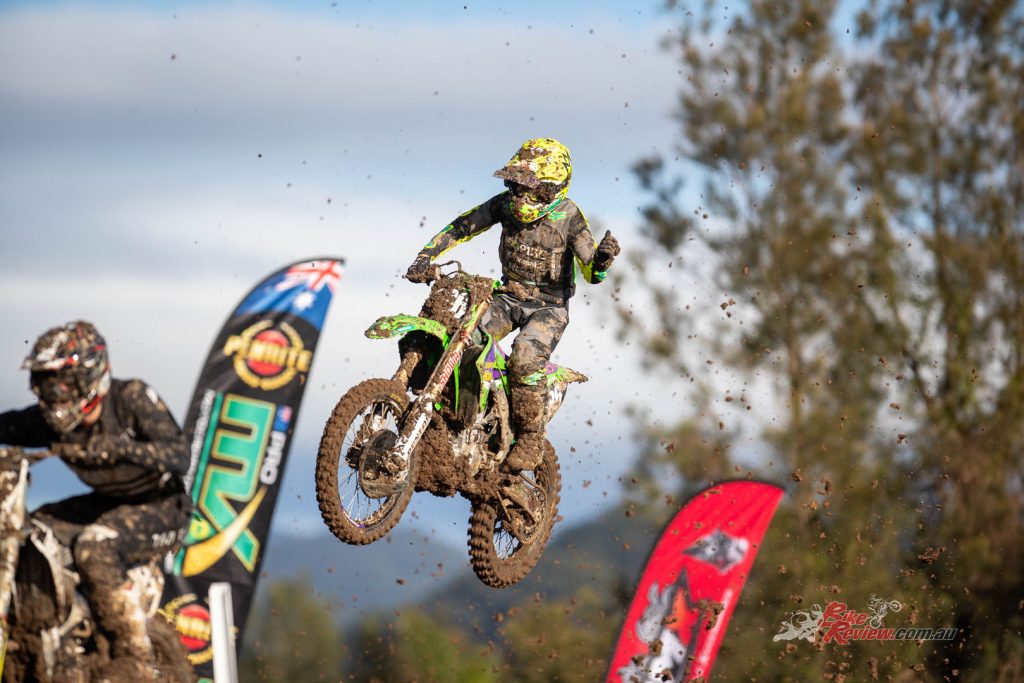 Empire Kawasaki racers continued to shine in the 2022 Australian ProMX Championship at Coffs Harbour, NSW.