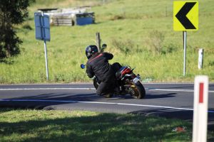 The front forks were responsive yet comfortable. The rear end had the same formula of just doing its job right without making a fuss.