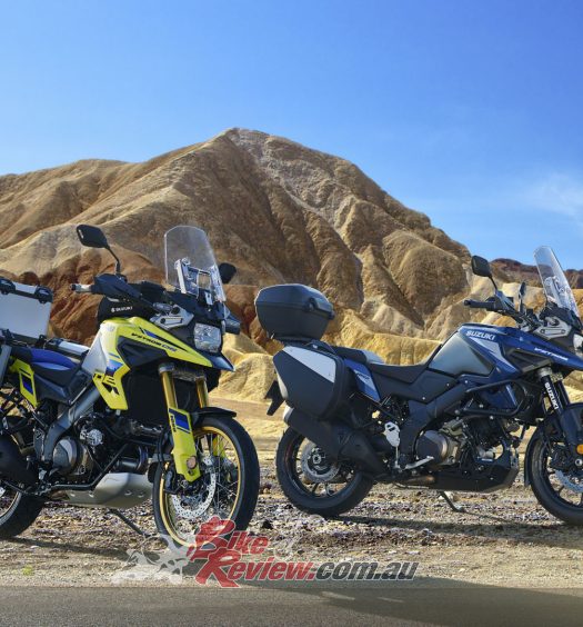 The two new-generation models are the V-STROM 1050 and the harder-edged V-STROM 1050DE, which will go on sale in Australia by March 2023.