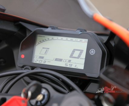 LCD dash, that rev counter looks better at max RPM...