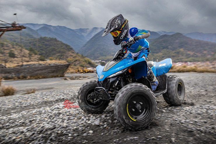 The CFORCE 110s have awesome suspension travel, class-leading hydraulic brakes and a 3.5-inch LCD gauge.