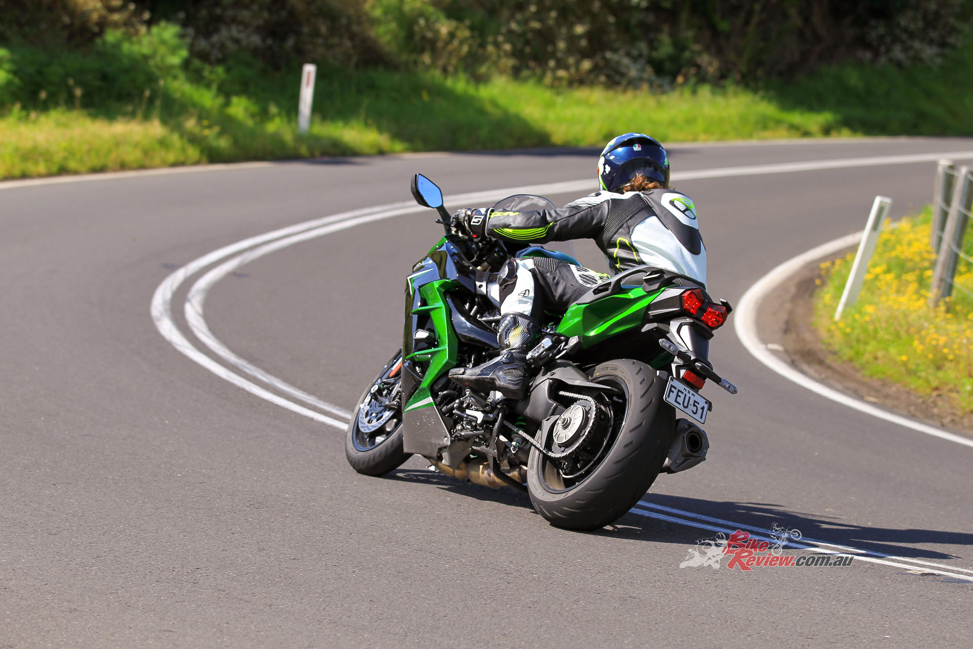 "The only bikes above the H2 SX in terms of rear shock all use electronic setup, which really sings the praises that Kawasaki have made to the rear shock in 2022."